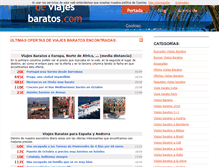 Tablet Screenshot of deviajesbaratos.com